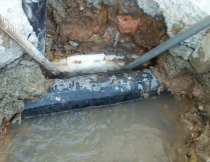 潜江测漏水之水管漏水